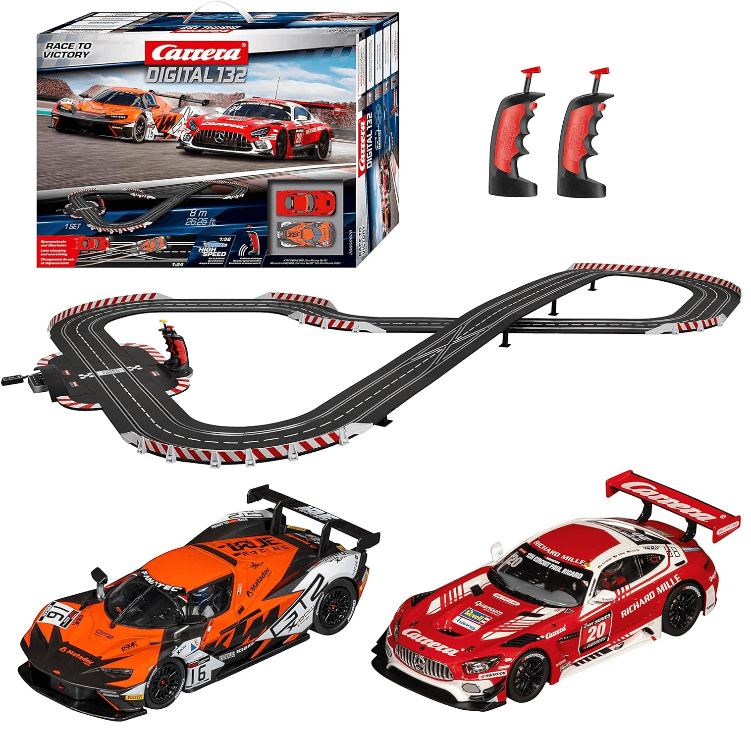 AUTORAMA CARRERA DIGITAL PISTA ELÉTRICA RACE TO VICTORY 1/32 COM 8 ...